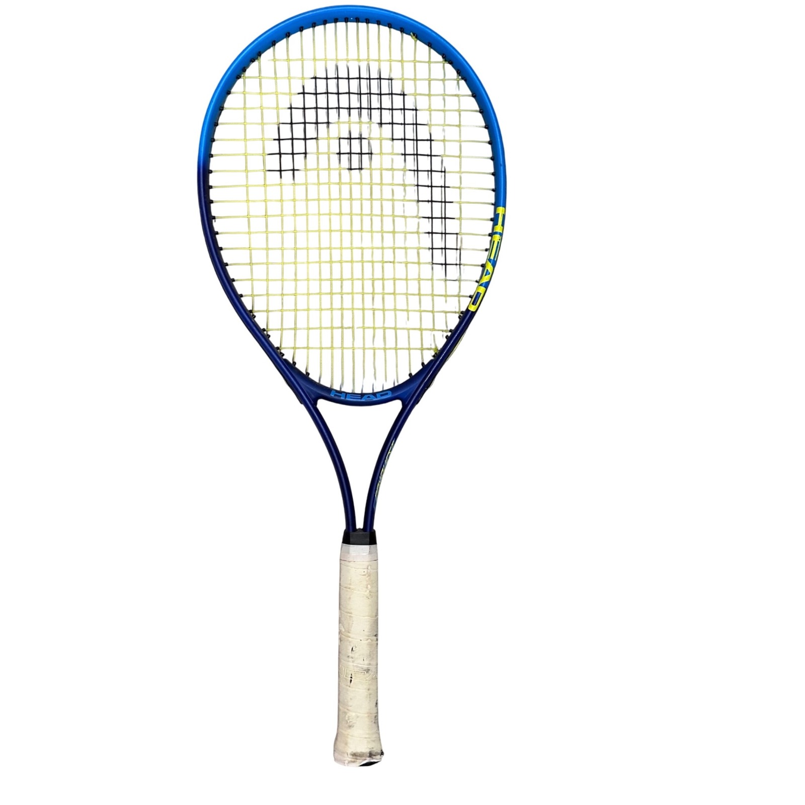 Head Tennis Conquest Racquet Blue Yellow Strung Adult 4 3/8-3 Grip